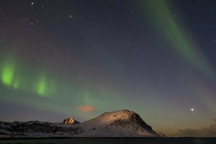 Framed Print : Northern Lights (Aurora borealis)