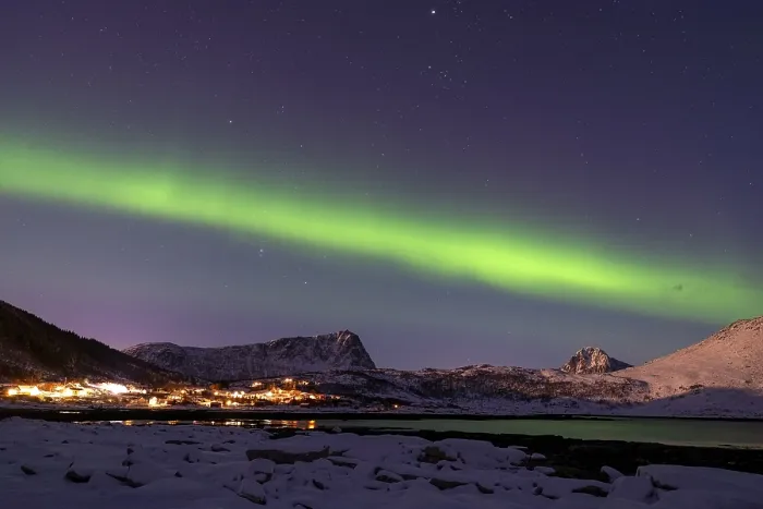 Framed Print : Northern Lights (Aurora borealis)