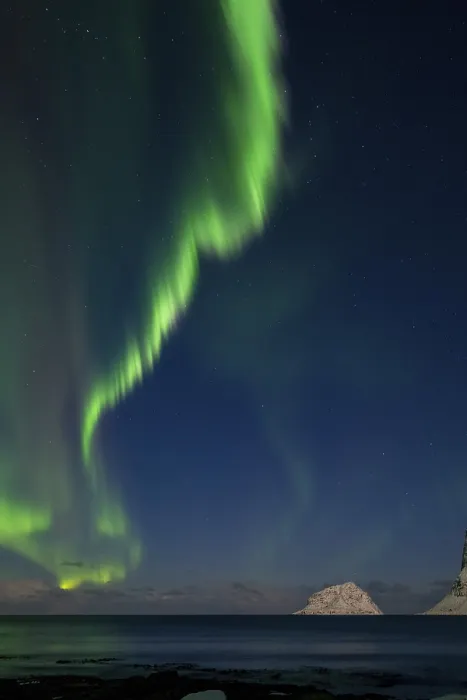 Framed Print : Northern Lights (Aurora borealis)