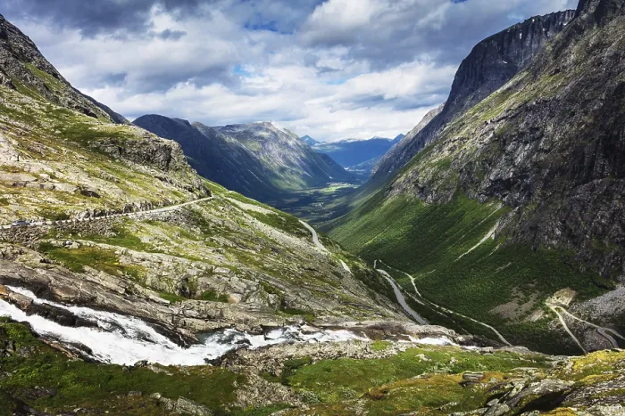 Framed Print : Norway troll road - mountain route of Trollstigen Framed Print : Norway troll road - mountain route of Trollstigen