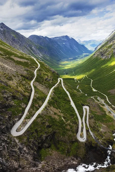 Framed Print : Norway troll road - mountain route of Trollstigen Framed Print : Norway troll road - mountain route of Trollstigen