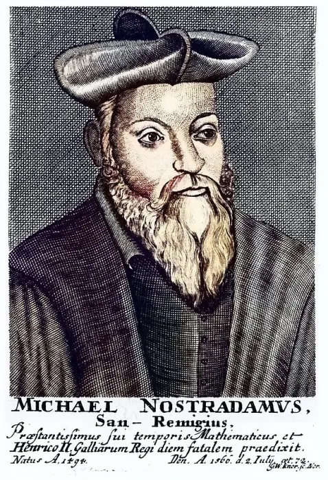 Framed Print : Nostradamus (Michel de Notradame 1503-1556) Framed Print : Nostradamus (Michel de Notradame 1503-1556)