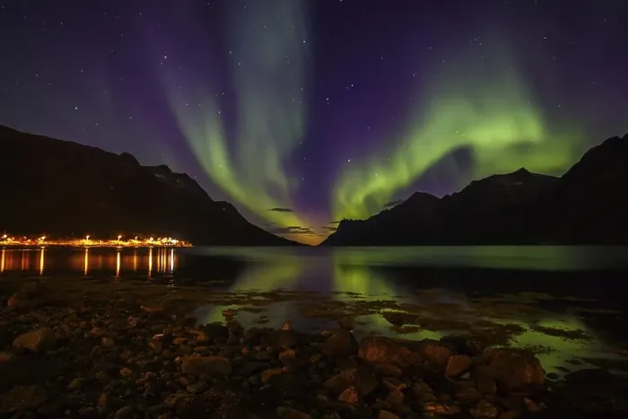 Framed Print : Nothern Lights (aurora borealis)