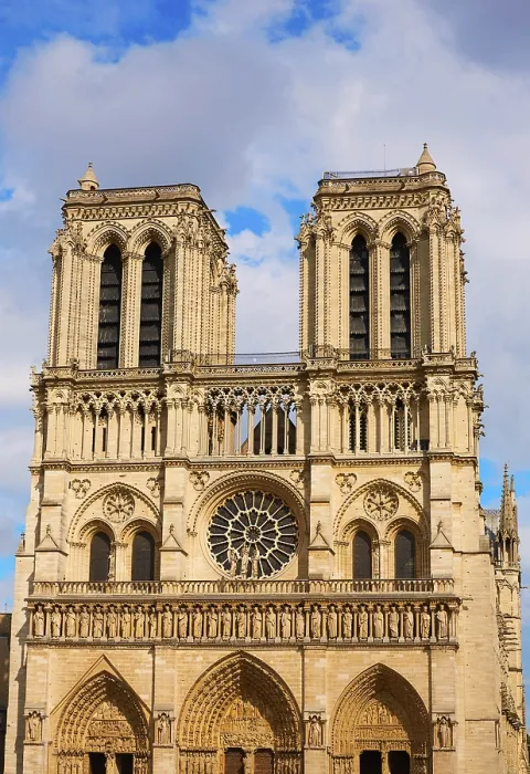 Framed Print : Notre Dame cathedral in Paris France French Gothic architecture Framed Print : Notre Dame cathedral in Paris France French Gothic architecture