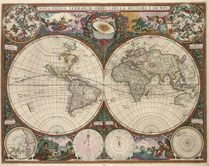Framed Print : Nova totius terrarum orbis tabula Framed Print : Nova totius terrarum orbis tabula