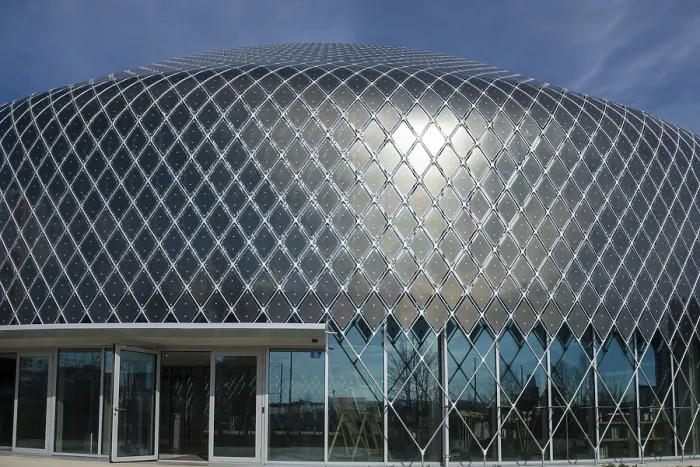 Framed Print : Novartis Pavilion, architecture firm AMDL CIRCLE and architect Michele De Lucchi