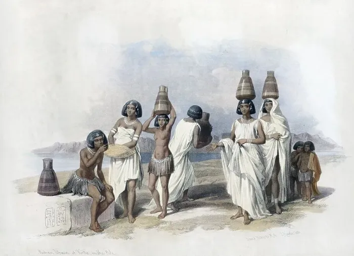 Framed Print : Nubian Women at Kortie on the Nile Framed Print : Nubian Women at Kortie on the Nile