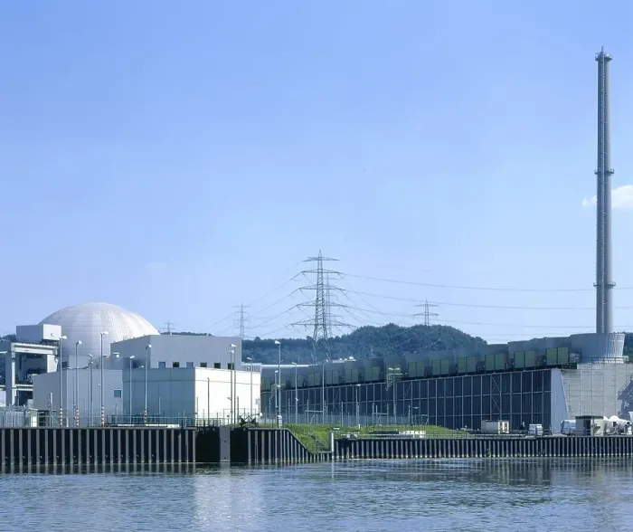 Framed Print : Nuclear power plant: Neckarwestheim