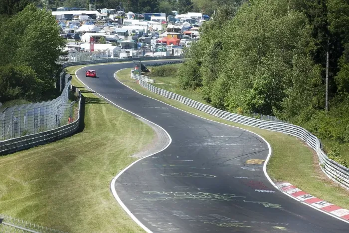 Framed Print : Nuerburgring race track, Nordschleife