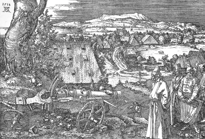 Framed Print : The Nuremberg field serpent, a culverin