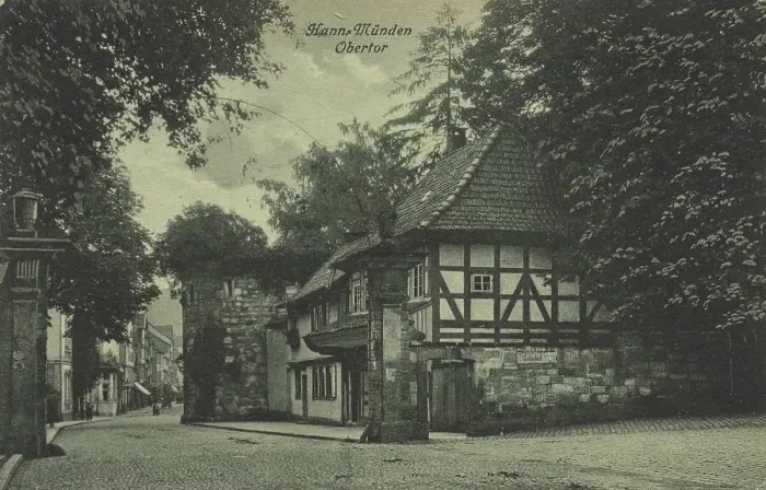 Framed Print : Oberes Tor in Hannoversch Muenden, Hann Framed Print : Oberes Tor in Hannoversch Muenden, Hann