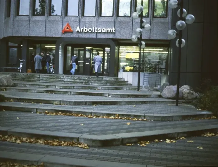 Framed Print : Oberhausen. Employment office. In the year approx