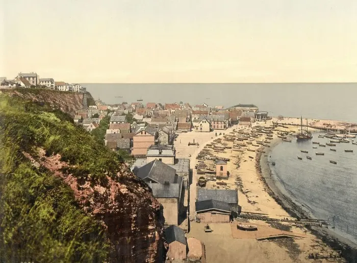 Framed Print : Oberland and Unterland in Helgoland