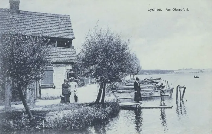 Framed Print : Am Oberpfuhl in Lychen, district of Uckermark in the north of Brandenburg