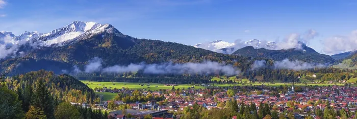 Framed Print : Oberstdorf, Oberallgaeu, Bavaria