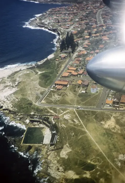 Framed Print : Oblique aerial view over Wylie's Baths, Coogee, Sydney, NewsSouth Wales, Australia 1956 Framed Print : Oblique aerial view over Wylie's Baths, Coogee, Sydney, NewsSouth Wales, Australia 1956