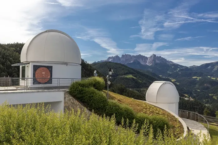 Framed Print : Observatory near Steinegg, South Tyrol in front of the Latemar
