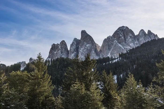 Framed Print : Odle mountains, from Val di Funes