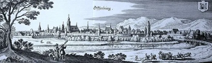 Framed Print : Offenburg in the Middle Ages, Baden-Wuerttemberg Framed Print : Offenburg in the Middle Ages, Baden-Wuerttemberg