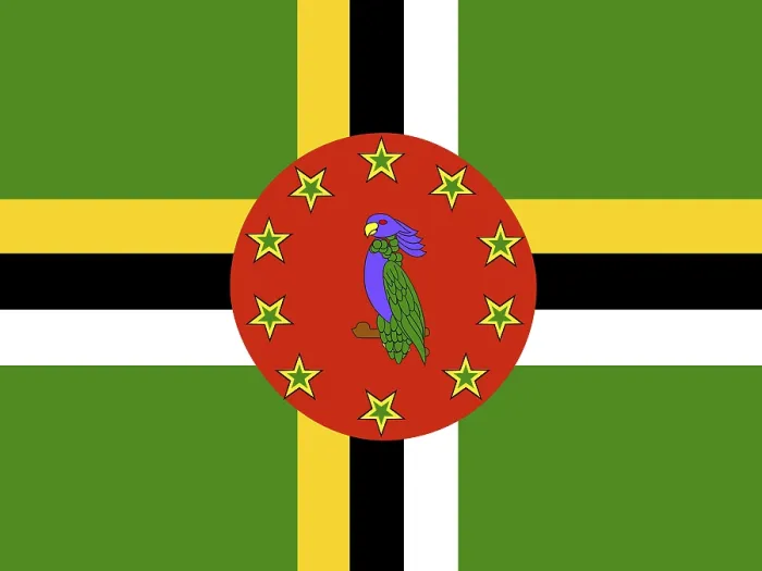 Framed Print : Official national flag of Dominica Framed Print : Official national flag of Dominica