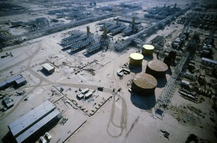 Framed Print : Oil industry in the Ras Tanura area, Saudi Arabia, 1979, Asia Framed Print : Oil industry in the Ras Tanura area, Saudi Arabia, 1979, Asia