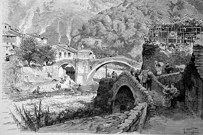 Framed Print : Old bridge with chapel in Badalucco Framed Print : Old bridge with chapel in Badalucco