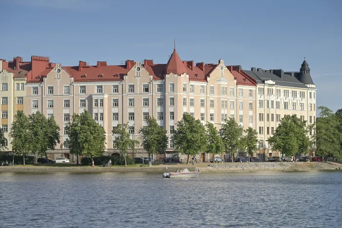 Framed Print : Old buildings, Saastopankinranta