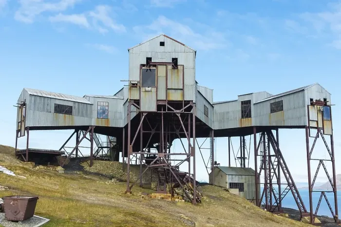 Framed Print : Old coal mine factory, Former Cable Center