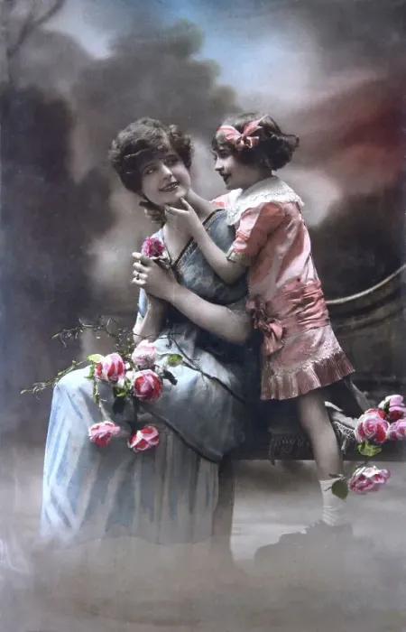 Framed Print : Old French postcard Framed Print : Old French postcard