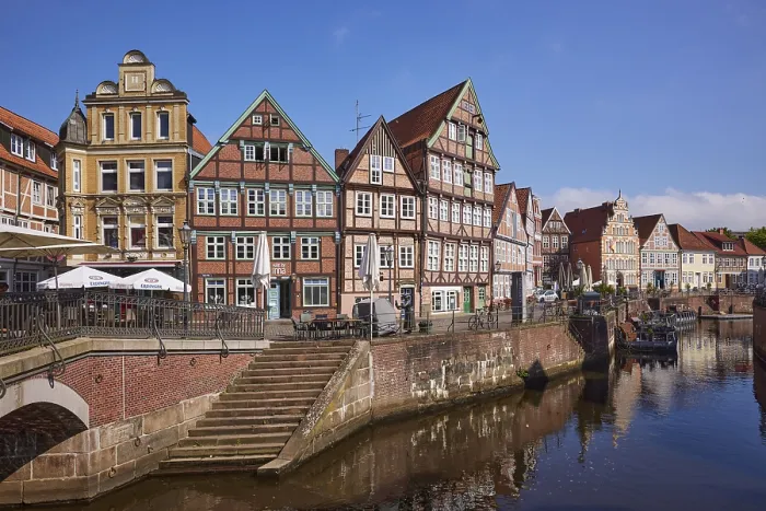 Framed Print : Old Hanseatic harbour