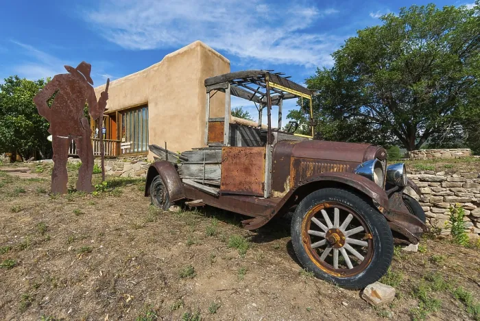 Framed Print : Old junk car, classic car, farmer Framed Print : Old junk car, classic car, farmer