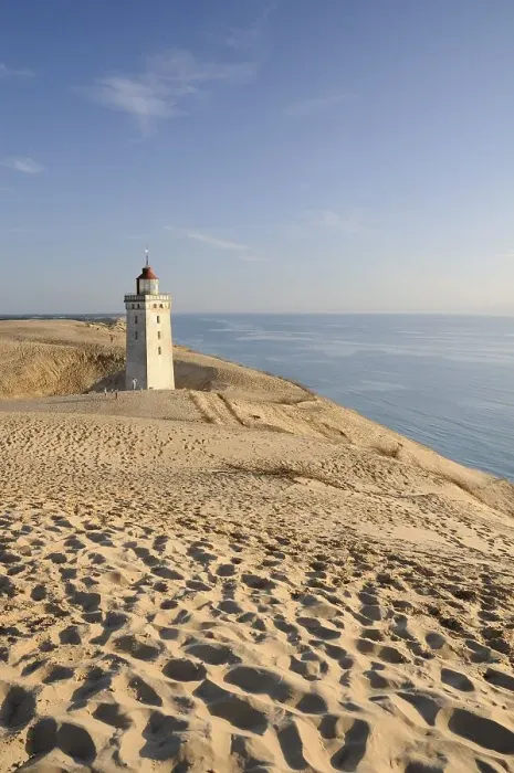 Framed Print : Old lighthouse on Rubjerg Knude