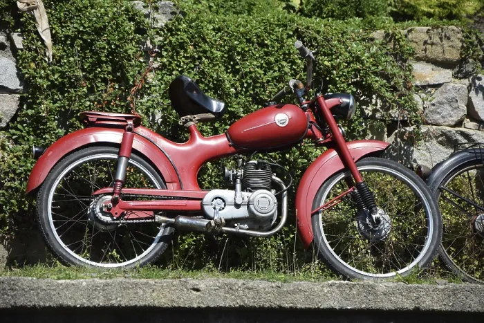 Framed Print : Old motorcycle