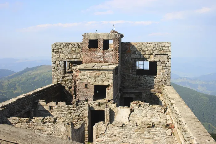 Framed Print : Old observatory on Mount Pop Ivan