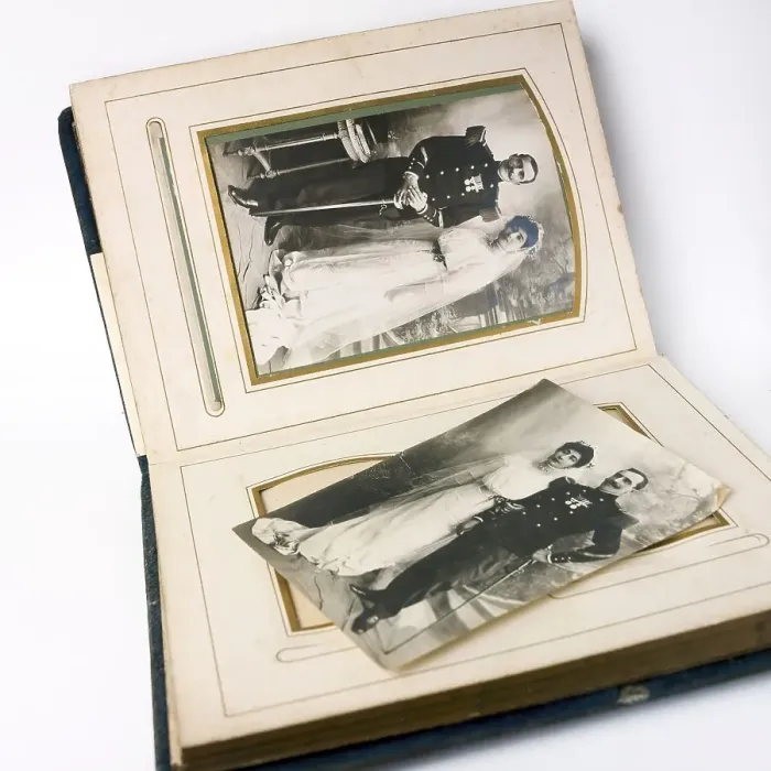 Framed Print : Old photo album Framed Print : Old photo album