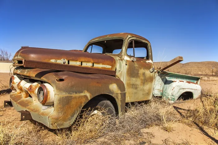 Framed Print : Old timer in the desert in Arizona USA