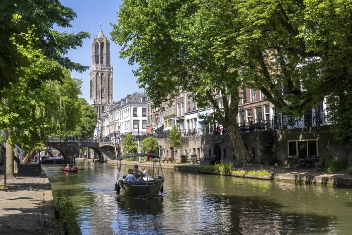 Framed Print : The old town centre of Utrecht Framed Print : The old town centre of Utrecht