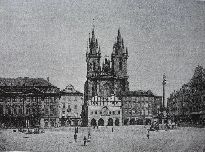 Framed Print : The Old Town Square in Prague, Czech Republic Framed Print : The Old Town Square in Prague, Czech Republic