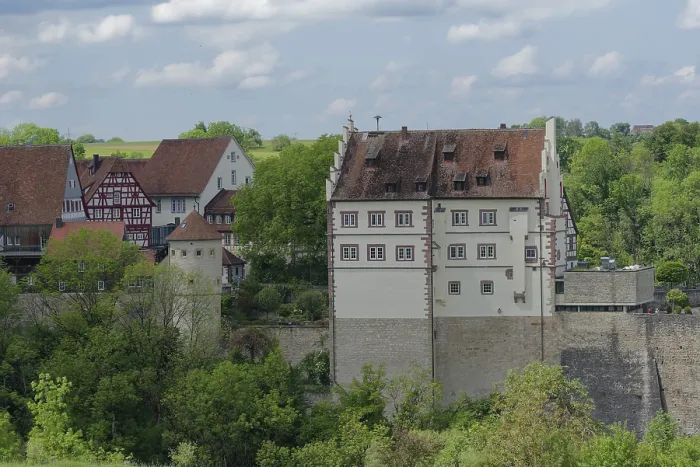 Framed Print : Old town of Vellberg, Staedtle