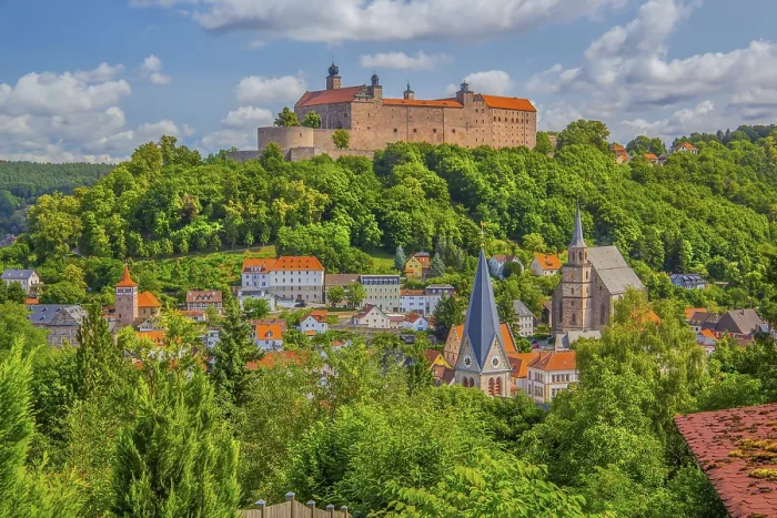 Framed Print : Old town view with the Plassenburg Framed Print : Old town view with the Plassenburg