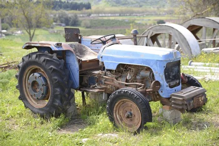 Framed Print : Old tractor, tractor, old tractor