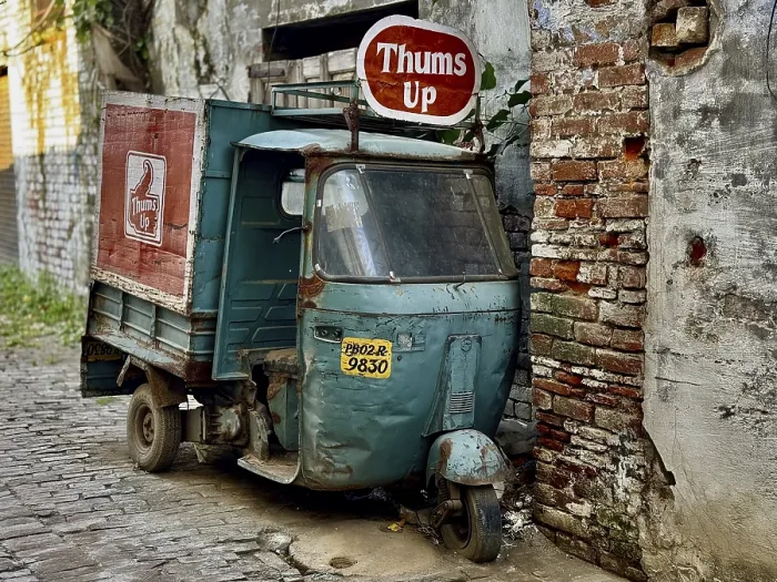 Framed Print : Old transport vehicle (rickshaw) Framed Print : Old transport vehicle (rickshaw)