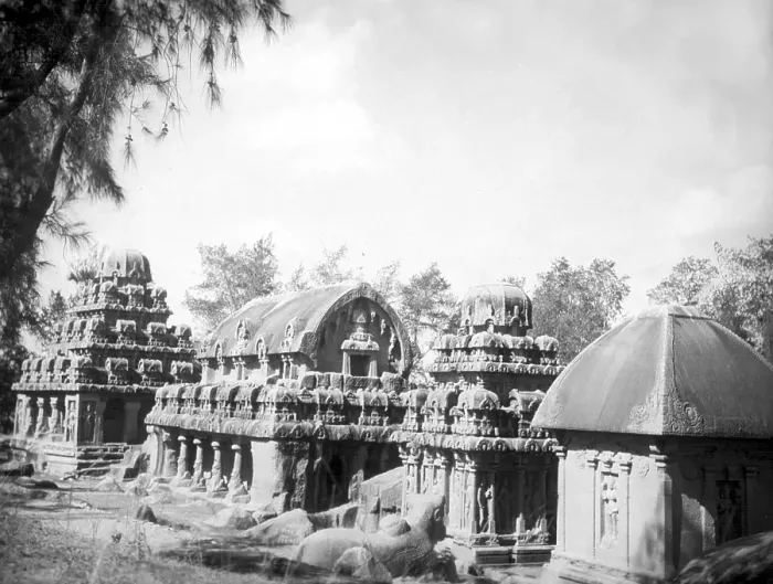 Framed Print : Old vintage lantern slide of pancha rathas, mahabalipuram, chennai, Tamil nadu, India, Asia Framed Print : Old vintage lantern slide of pancha rathas, mahabalipuram, chennai, Tamil nadu, India, Asia