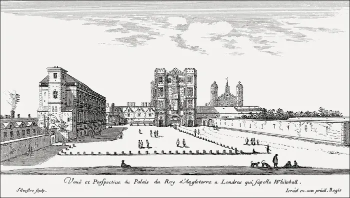 Framed Print : Old Whitehall palace, Westminster
