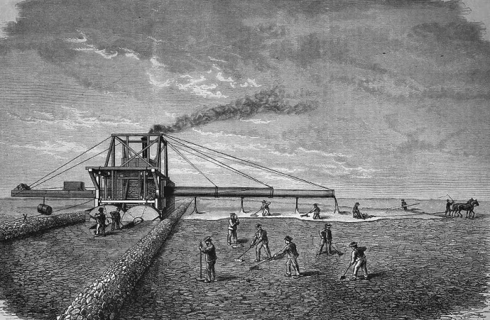 Framed Print : Oldenburg moor steamer at work