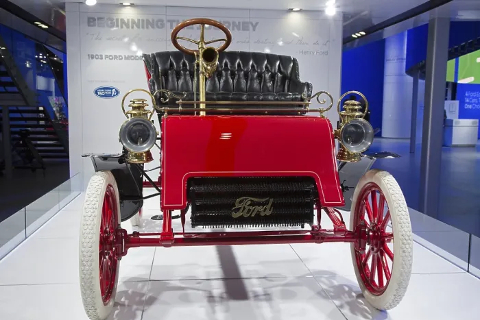 Framed Print : The oldest surviving Ford, a 1903 Ford Model A