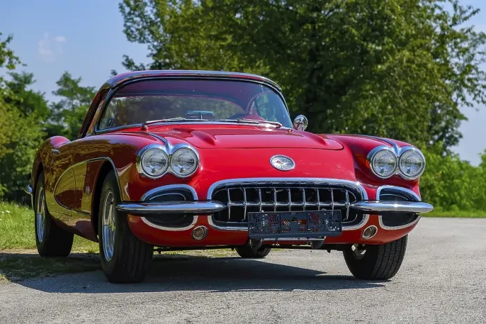 Framed Print : Oldtimer Chevrolet Corvette C1 Framed Print : Oldtimer Chevrolet Corvette C1