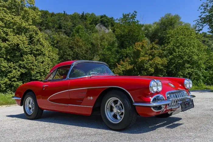 Framed Print : Oldtimer Chevrolet Corvette C1 Framed Print : Oldtimer Chevrolet Corvette C1