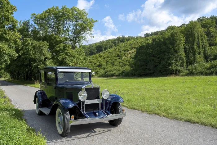 Framed Print : Oldtimer Chevrolet International Serie AC built in 1929