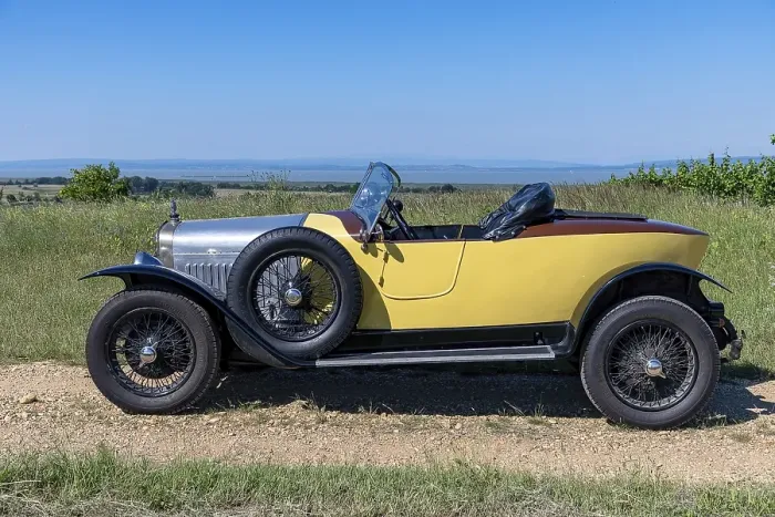 Framed Print : Oldtimer Delage DISS, Roadster